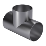 DIN 86088 S - Fittings for butt welding into copper-nickel-alloy pipelines - Teees, form S