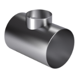 DIN 86088 W - Fittings for butt welding into copper-nickel-alloy pipelines - Teees, form W
