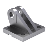 DIN 24556 L - Fluidpower; clavis bracket with pivot pin and locking plate
