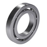 DIN 628-4 - Angular contact radial ball bearings, single row, four point contact bearing