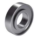 DIN 5412-1 N - Cylindrical roller bearings, single row, with cage, type N (simplified model)