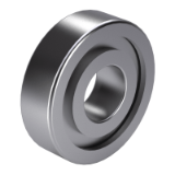DIN 5412-1 NJ - Cylindrical roller bearings, single row, with cage, type NJ (simplified model)