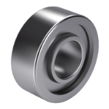 DIN 5412-1 NU - Cylindrical roller bearings, single row, with cage, type NU (simplified model)