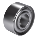 DIN 628-3 - Angular contact radial ball bearings, double row (simplified model)
