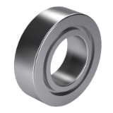 DIN 628-5 - Angular contact radial ball bearings, double row, with spacer balls (simplified model)