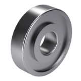 DIN 635-1 - Self aligning roller bearings, single row (simplified model)
