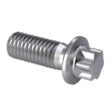 DIN 34800 B - Bolts and screws with external hexalobular driving feature with small flange, form B