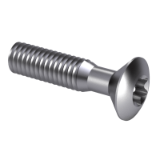 DIN 6929 KQE - Screws with coarse thread and reduced shank for captive applications, form KQE