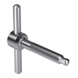 DIN 6304 E - Tommy screw with fixed clamping bolt, form E