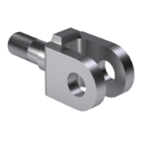 DIN 82008-1 B - Double lug head fittings with threaded shank – Part 1: For swivels and turnbuckles, non-alloy quality steel, form B