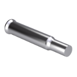 DIN 9840-2 C - Round punches, perforation punch with stepped shank, form C