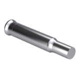 DIN 9840-2 CA - Round punches, perforation punch with stepped shank, form CA
