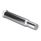 DIN 9840-2 EA - Round punches, perforation punch with stepped shank, form EA