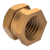 DIN 16903-2 E - Closed insert nuts with disk for plastics mouldings, form E