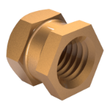 DIN 16903-3 P - Closed insert nuts with dead hole for plastics mouldings, form P