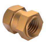 DIN 16903-3 R - Closed insert nuts with dead hole for plastics mouldings, form R