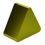 DIN 4969 A - Ceramic indexable inserts, form A triangular plate without clearance angle
