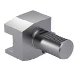 DIN 69880-3 B2 - Tool holders with parallel shank - Part 3: Type B with square cross seat, form B2 left, short