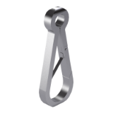 DIN 5299 A - Snap hooks half-round wire, round wire and forged, form A