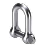 DIN 82102 - Components for lifting, towing, lashing - Shackle dee - Stainless steels