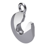 EN 1677-2 E - Components for slings - Safety - Part 2; Forged steel lifting hooks with latch, Grade 8, form E