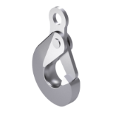 EN 1677-3 E - Components for slings - Safety - Part 3; Forged steel self-locking hooks, Grade 8, form E
