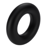 EN 3049 - O-rings, in fluorocarbon rubber (FKM), low compression set - Hardness 80 IRHD