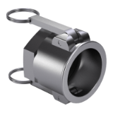 EN 14420-7 DF - Hose fittings with clamp units - Part 7: Cam locking couplings, nut clutch form DF