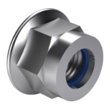 GB/T 6183.2-2000 - Prevailing torque type hexagon nuts with flange (with non-metallic insert) with fine pitch thread