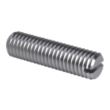 GB/T 73-1985 - Slotted set screws with flat point