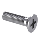 GB/T 819.2-1997 H1 - Cross recessed countersunk flat head screws (common head style) - Grade A - Part 2: Steel of property class 8.8, stainless and non-ferrous metals, series 1