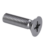 GB/T 819.2-1997 Z2 - Cross recessed countersunk flat head screws (common head style) - Grade A - Part 2: Steel of property class 8.8, stainless and non-ferrous metals, series 2