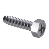 GB/T 9456-1988 F - Cross recessed hexagon head tapping screws with indentation, type F