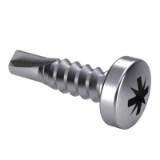 GB/T 15856.1-2002 Z - Cross recessed pan head drilling screws with tapping screw thread, type Z