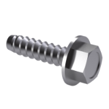 GB/T 16824.1-1997 F - Hexagon head tapping screws with collar, type F