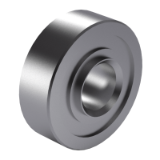 ISO 1002 Table 1 - Single row radial deep groove ball bearings, seal or deck washer, diameter row 0