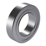 ISO 1002 Table 13 - Single row radial deep groove ball bearing, for torsion tubes, extra, light with seal or deck washer