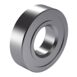 ISO 1002 Table 3 - Single row radial deep groove ball bearings, seal or deck washer, diameter row 8+9