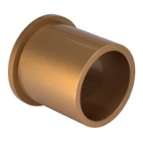 ISO 4379 F - Plain bearings - Copper alloy bushes, form F