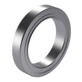 ISO 1002 Table 13 - Single row radial deep groove ball bearing, for torsion tubes, extra, light with seal or deck washer