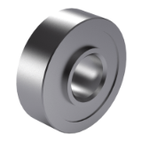 ISO 1002 Table 2 - Single row radial deep groove ball bearings, seal or deck washer, diameter row 2