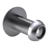 ISO 16582 - Open end blind rivets with break pull mandrel and protruding head. Cu/St, Cu/Br or Cu/SSt