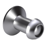 ISO 16583 - Open end blind rivets with break pull mandrel and countersunk head Cu/St or Cu/Br or Cu/SSt