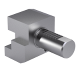 ISO 10889-3 B1 - Tool holders with cylindrical shank - Part 3: Type B with square cross seat, form B1 right, short