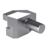 ISO 10889-3 B7 - Tool holders with cylindrical shank - Part 3: Type B with square cross seat, form B7 overhead, right, long