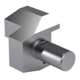 ISO 10889-4 C4 - Tool holders with cylindrical shank - Part 4: Type C with rectangular axial seat, form C4, overhead, left