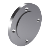 JB/T 86.1 - Steel pipe blank flanges with male face