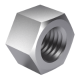 JIS B 1181 - Hexagon nuts, style 2 washer-face form - coarse