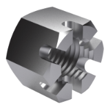 NF E 27-414-1 HK - Slotted nuts