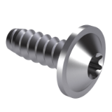 NF E 25-655 F - Round head tapping screws with six lobes recess - Symbol RLX - Form F